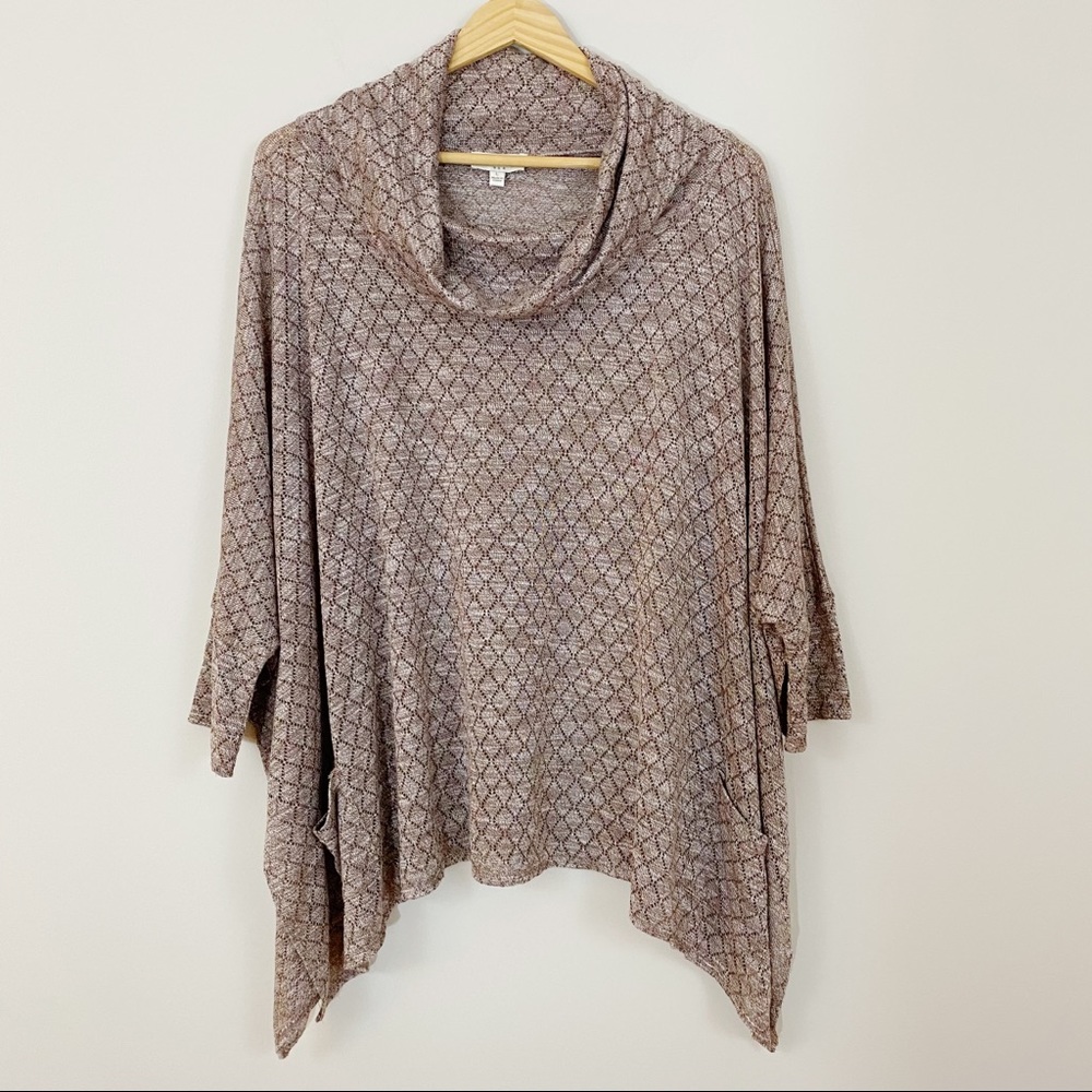 Umgee Dolman-Sleeve Cowl Neck Sweater